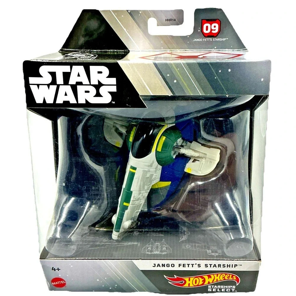 Hot Wheels Star Wars Jango Fett's Starship Die Cast Ship #09 Mattel New